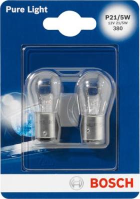 BOSCH 1 987 301 016 - Лампа розжарювання, ліхтар покажчика повороту autocars.com.ua