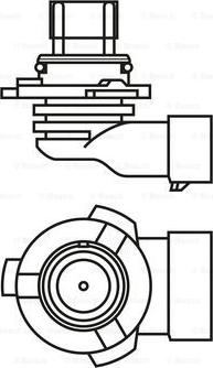 BOSCH 1 987 301 062 - АВТОМОБІЛЬНА ЛАМПА РОЗЖАР autocars.com.ua