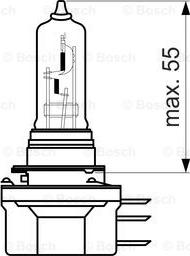 BOSCH 1 987 301 099 - Лампа накаливания, фара дальнего света avtokuzovplus.com.ua