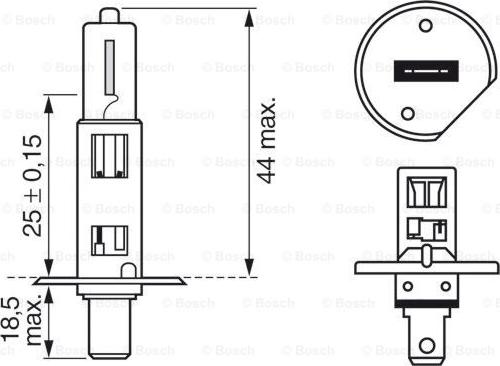 BOSCH 1 987 301 135 - ЛАМПА GIGALIGHT PLUS 150 autocars.com.ua