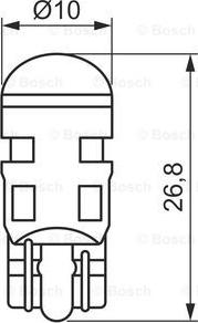 BOSCH 1 987 301 506 - Лампа накаливания, фонарь указателя поворота avtokuzovplus.com.ua