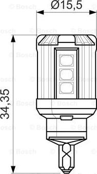 BOSCH 1 987 301 523 - Лампа накаливания, фонарь указателя поворота avtokuzovplus.com.ua