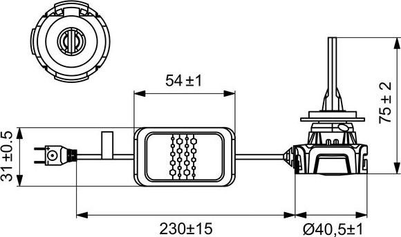 BOSCH 1 987 301 557 - Лампа накаливания, фара дальнего света avtokuzovplus.com.ua