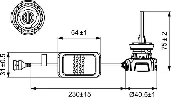 BOSCH 1 987 301 558 - Лампа накаливания, фара дальнего света avtokuzovplus.com.ua