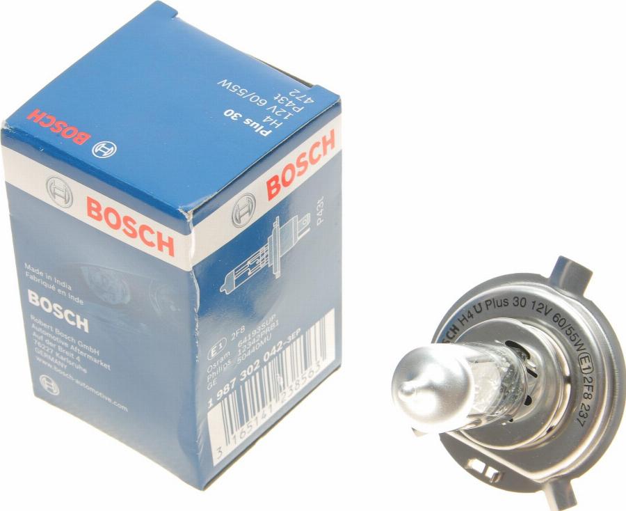 BOSCH 1 987 302 042 - Лампа накаливания avtokuzovplus.com.ua