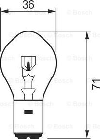 BOSCH 1 987 302 106 - Лампа накаливания, основная фара autodnr.net