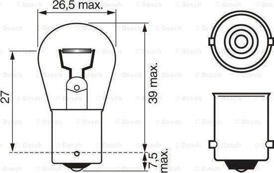 BOSCH 1 987 302 214 - Лампа розжарювання autocars.com.ua