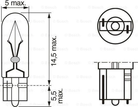 BOSCH 1 987 302 240 - Лампа розжарювання autocars.com.ua