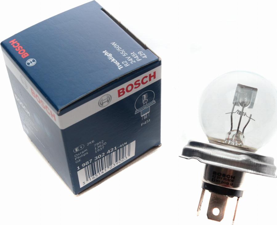 BOSCH 1 987 302 421 - Лампа накаливания autodnr.net