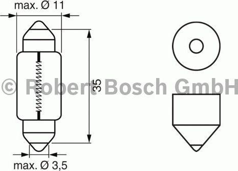 BOSCH 1 987 302 507 - Лампа розжарювання autocars.com.ua