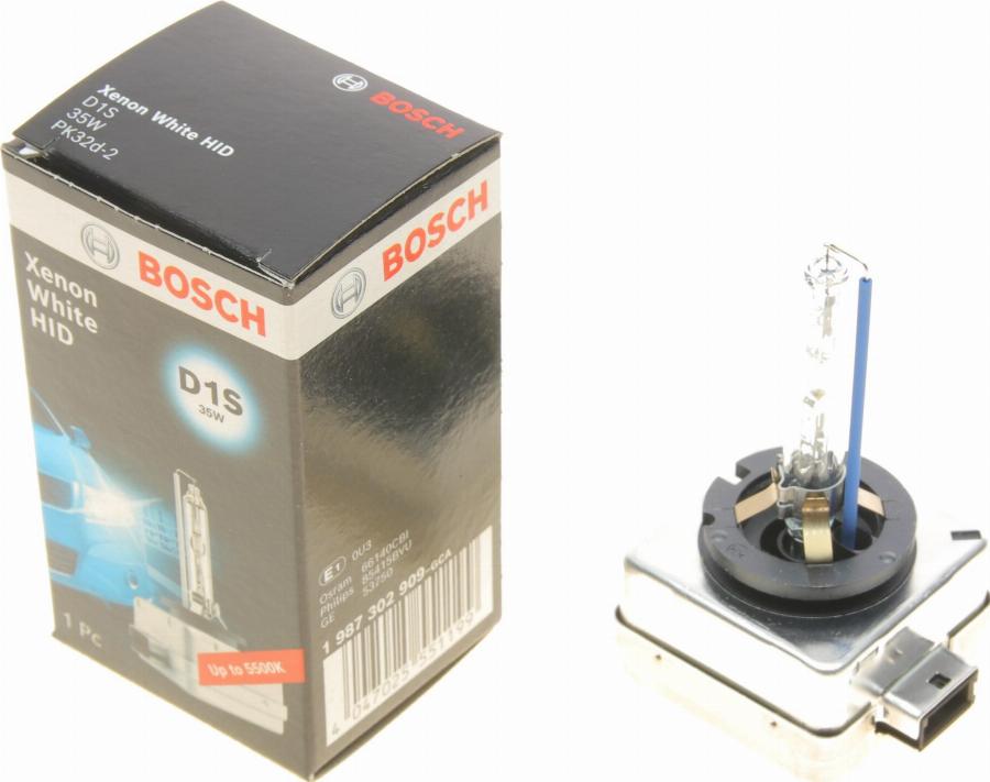 BOSCH 1 987 302 909 - Лампа накаливания, фара дальнего света autodnr.net