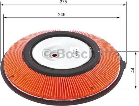 BOSCH 1 987 429 148 - Воздушный фильтр autodnr.net