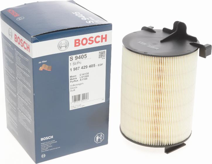 BOSCH 1 987 429 405 - Повітряний фільтр autocars.com.ua