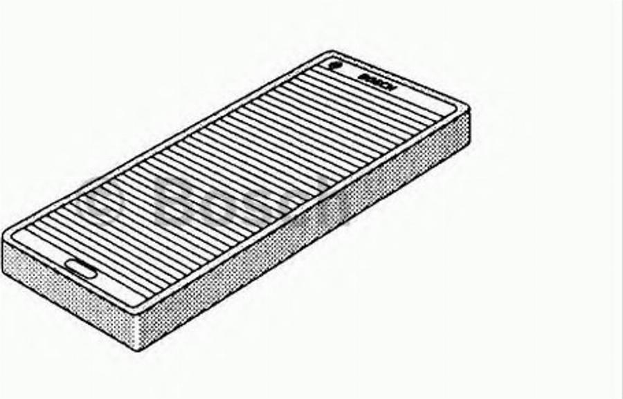 BOSCH 1 987 431 016 - Фильтр воздуха в салоне avtokuzovplus.com.ua