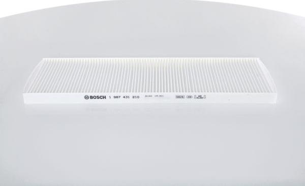 BOSCH 1 987 431 210 - Фільтр, повітря у внутрішній простір autocars.com.ua