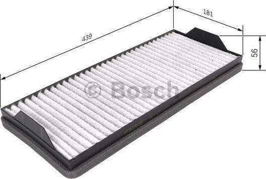 BOSCH 1 987 431 457 - Фильтр воздуха в салоне autodnr.net