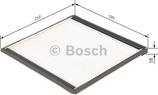 BOSCH 1 987 432 021 - Фильтр воздуха в салоне autodnr.net