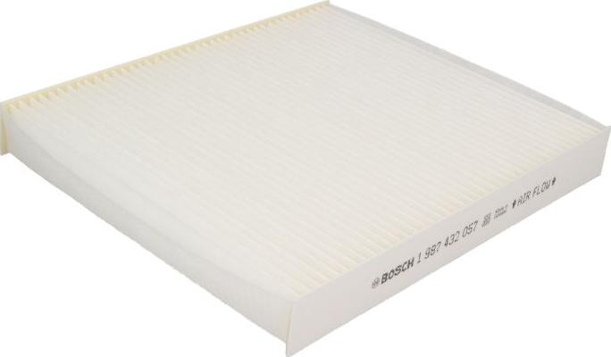 BOSCH 1 987 432 057 - Фільтр, повітря у внутрішній простір autocars.com.ua