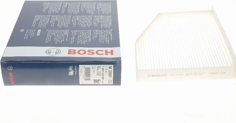 BOSCH 1 987 432 097 - Фільтр, повітря у внутрішній простір autocars.com.ua