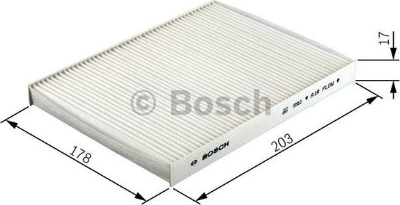 BOSCH 1 987 432 106 - Фильтр воздуха в салоне avtokuzovplus.com.ua