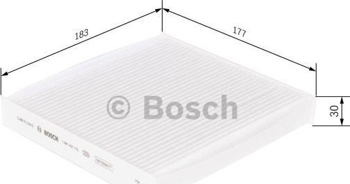 BOSCH 1 987 432 115 - Фильтр воздуха в салоне autodnr.net