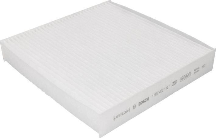 BOSCH 1 987 432 115 - Фільтр, повітря у внутрішній простір autocars.com.ua