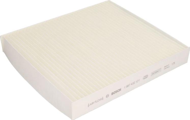 BOSCH 1 987 432 121 - Фільтр, повітря у внутрішній простір autocars.com.ua