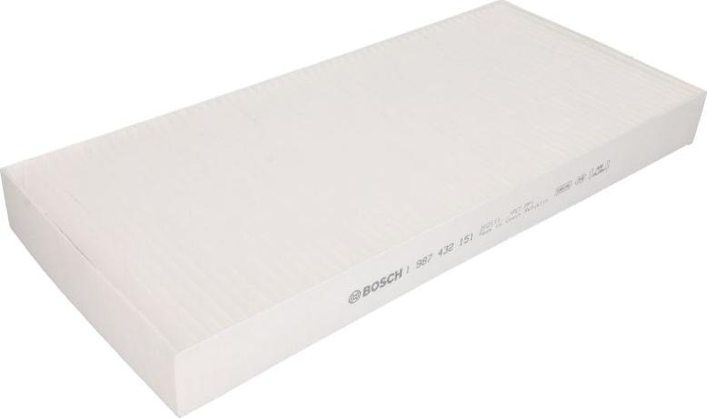 BOSCH 1 987 432 151 - Фільтр, повітря у внутрішній простір autocars.com.ua