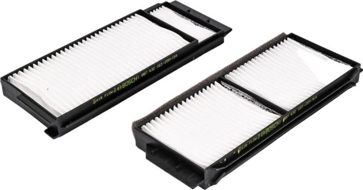 BOSCH 1 987 432 163 - Фільтр, повітря у внутрішній простір autocars.com.ua