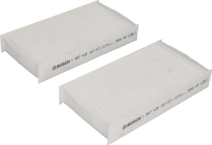 BOSCH 1 987 432 167 - Фільтр, повітря у внутрішній простір autocars.com.ua