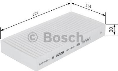 BOSCH 1 987 432 184 - Фільтр салону autocars.com.ua