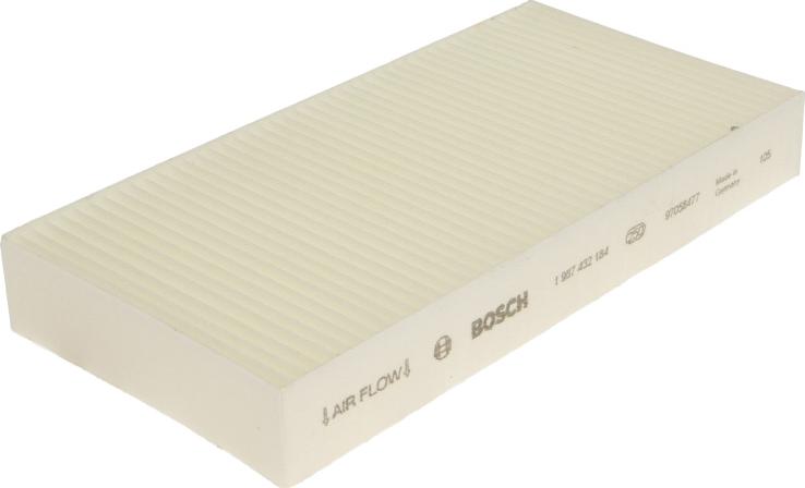 BOSCH 1 987 432 184 - Фільтр, повітря у внутрішній простір autocars.com.ua