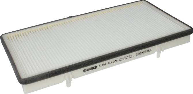 BOSCH 1 987 432 208 - Фільтр, повітря у внутрішній простір autocars.com.ua