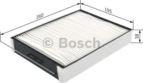 BOSCH 1 987 432 256 - Фильтр воздуха в салоне avtokuzovplus.com.ua