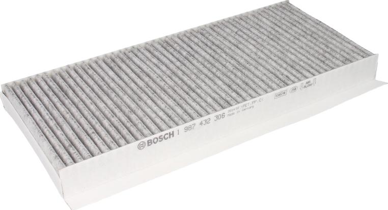 BOSCH 1 987 432 306 - Фільтр, повітря у внутрішній простір autocars.com.ua