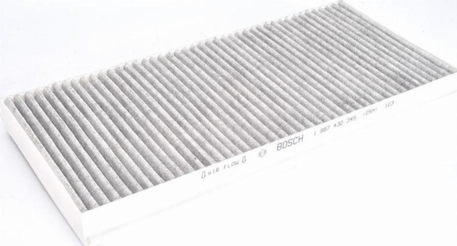 BOSCH 1 987 432 345 - Фільтр, повітря у внутрішній простір autocars.com.ua