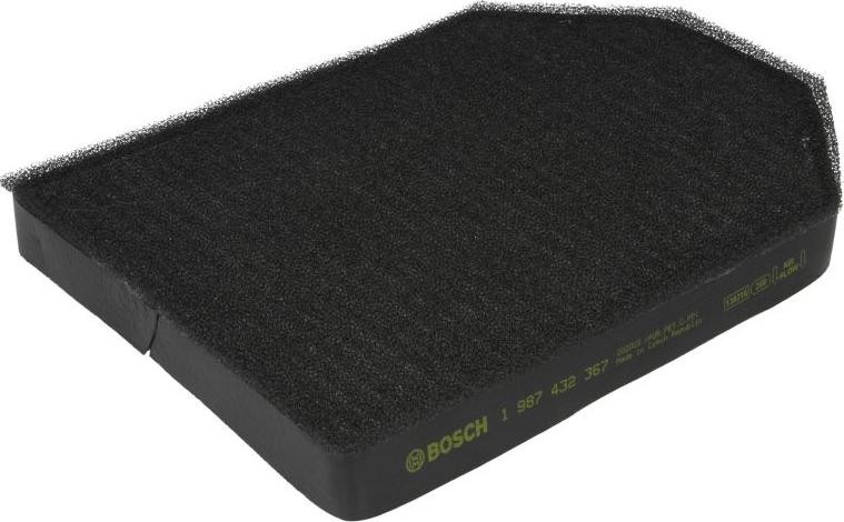 BOSCH 1 987 432 367 - Фільтр, повітря у внутрішній простір autocars.com.ua