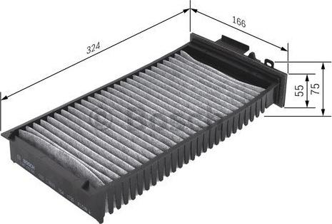 BOSCH 1 987 432 398 - Фильтр воздуха в салоне autodnr.net