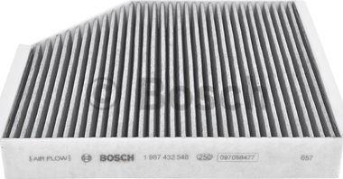 BOSCH 1987432548 - Фильтр воздуха в салоне autodnr.net