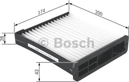 BOSCH 1 987 435 009 - Фильтр воздуха в салоне autodnr.net