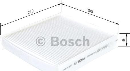 BOSCH 1 987 435 011 - Фильтр воздуха в салоне autodnr.net