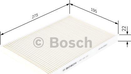 BOSCH 1 987 435 022 - Фильтр воздуха в салоне autodnr.net