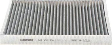 BOSCH 1 987 435 580 - Фільтр, повітря у внутрішній простір autocars.com.ua