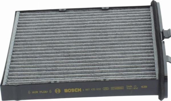 BOSCH 1 987 435 632 - Фільтр, повітря у внутрішній простір autocars.com.ua