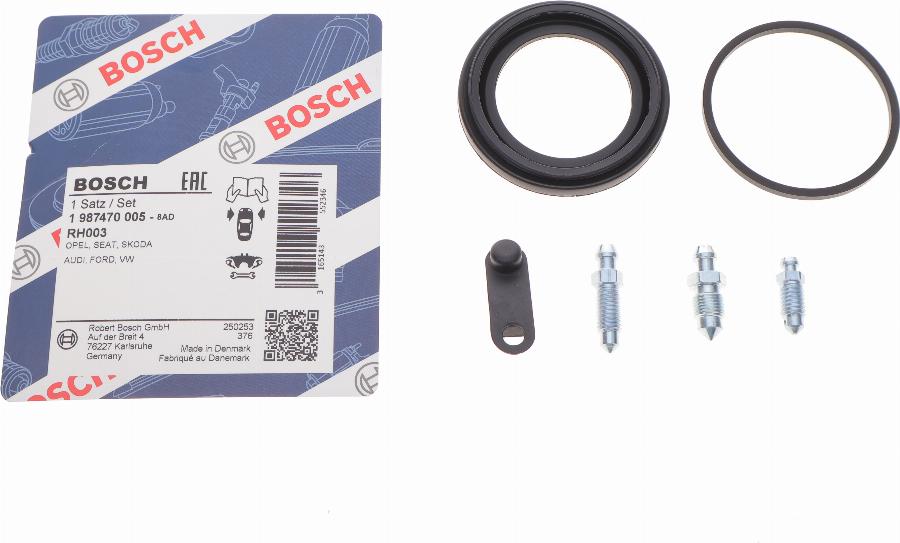 BOSCH 1 987 470 005 - Ремкомплект, тормозной суппорт avtokuzovplus.com.ua