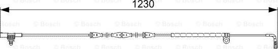 BOSCH 1987473022 - Сигнализатор, износ тормозных колодок autodnr.net