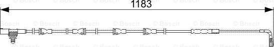 BOSCH 1 987 473 031 - Сигнализатор, износ тормозных колодок avtokuzovplus.com.ua