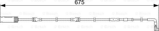 BOSCH 1 987 473 051 - Сигнализатор, износ тормозных колодок autodnr.net