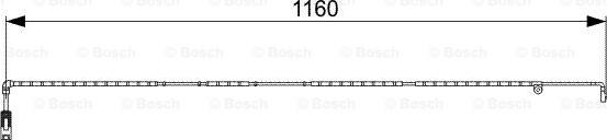 BOSCH 1987473055 - Сигнализатор, износ тормозных колодок autodnr.net