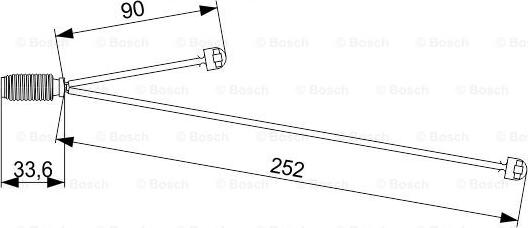 BOSCH 1 987 473 558 - Сигнализатор, износ тормозных колодок autodnr.net